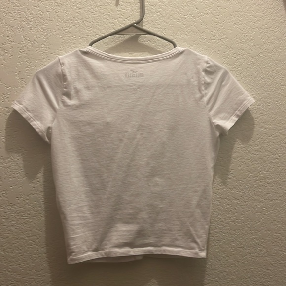 White Hollister baby tee size small - Picture 2 of 2